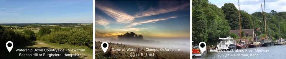 Places to visit in the countryside of South East England